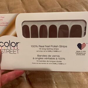Color Street Nail Polish Strips - Brown